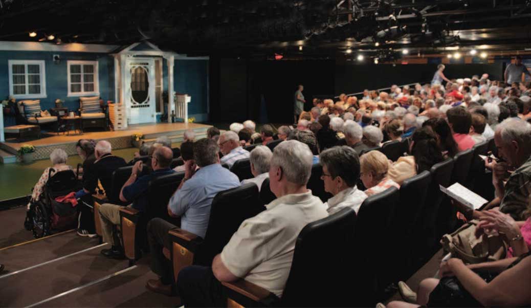 Audience in the theatre at Upper Canada Playhouse